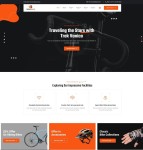 自行车购买配件服务网站模板