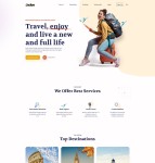 旅游俱乐部旅行机构网站模板HTML模板源码