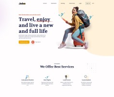 旅游俱乐部旅行机构网站模板HTML模板源码