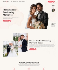 CSS婚礼策划模板下载-婚庆服务响应式网站模板