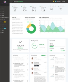 后台框架系统bootstrap模板