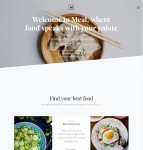 米其林美食餐厅网站模板