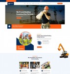 房地产建筑服务公司宣传网站模板