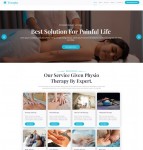 HTML5理疗服务网站模板
