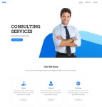 客户服务公司网站模板