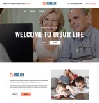 国外保险服务公司网页模板