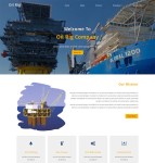 大型海港运输集团网页模板