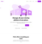 紫色创意美观Bootstrap4模板