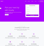紫色互联网付费服务网站模板