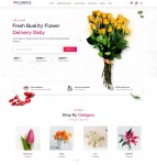 HTML5花卉在线交易网站模板