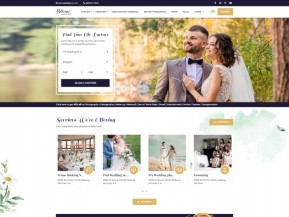 响应式HTML5婚礼服务网站模板
