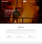 电焊钢铁行业网站模板