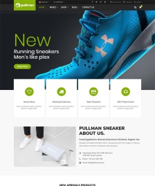 运动鞋在线商城HTML5模板