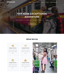 个人旅行爱好者网站模板