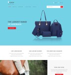手提包背包奢侈品网站模板