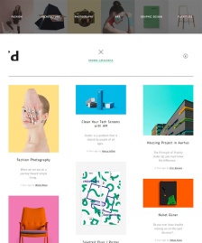 Idea创意设计师网站模板