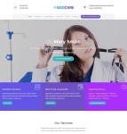 商务健康医疗网站模板