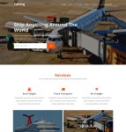 飞机运输公司网站模板