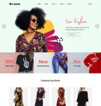 时尚女性服装商城网站模板