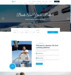HTML5游艇租赁服务宣传网站模板