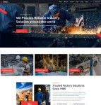 工业制造行业HTML5网站模板