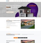 HTML5豪华别墅交易服务网站模板