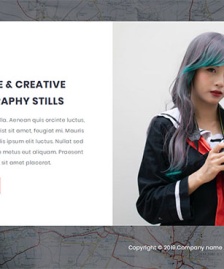 cosplay拍照摄影网站模板
