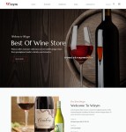 葡萄酒网上商城网站模板