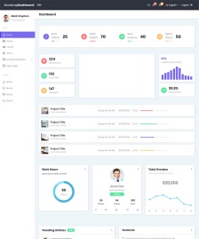 Bootstrap v4.后台管理系统模板