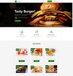 汉堡披萨海鲜在线预订网站模板
