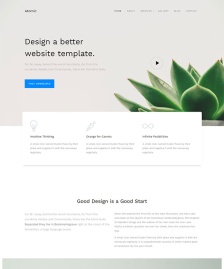 简洁广告公司HTML5模板