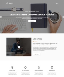 简洁设计企业HTML5模板