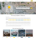 HTML5城市天气预报服务网站模板