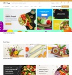 新鲜水果蔬菜在线电商网站模板