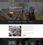 工业工厂解决方案公司网站模板
