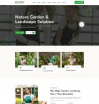 园林花艺设计服务网站模板