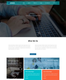 网站建设公司HTML5模板