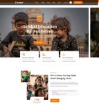 儿童非盈利性慈善机构宣传网站模板