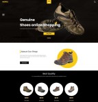 登山运动鞋品电子商务网站模板