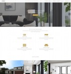 家居装修设计行业公司网站模板