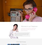 电话通讯公司网站模板