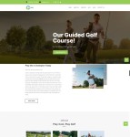 HTML5高尔夫俱乐部宣传网站模板