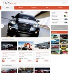 网上汽车车品网站模板