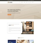 HTML5室内设计建筑设计公司网站模板