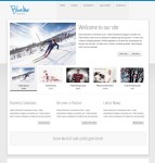 雪地运动html网站模板