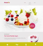 水果沙拉甜点网站模板