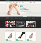 女性高跟鞋商城网站模板