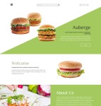 美食汉堡制作网站模板