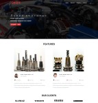 机械零件企业网站模板