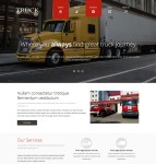 英国卡车CSS3网站模板
